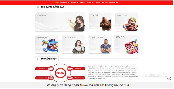 Đăng Nhập MB66